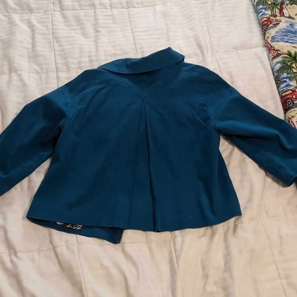 patrick Christopher 3/4 length sleeve jacket size amall - Picture 4 of 4
